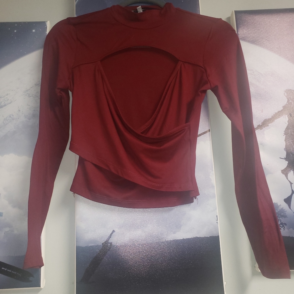 Open front shirt